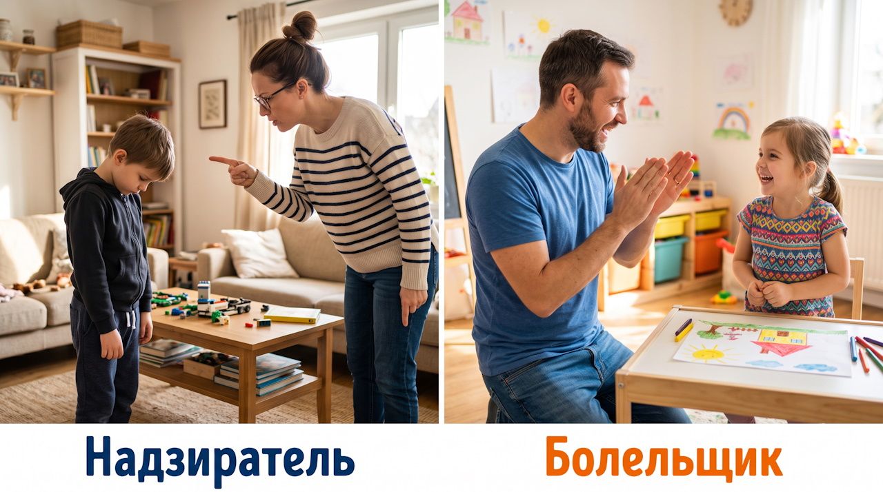 Роль родителя надзиратель или болельщик